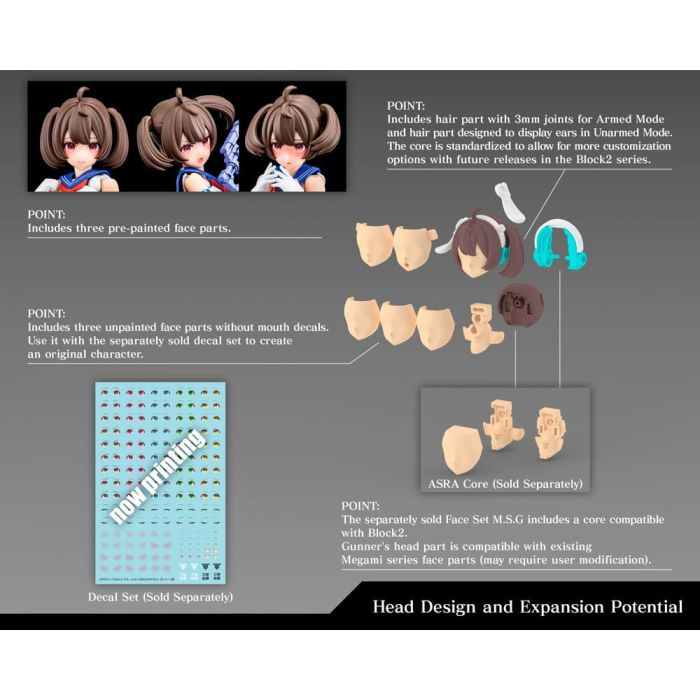 Megami Device Plastic Model Kit 1/1 Buster Doll Gunner 16 cm