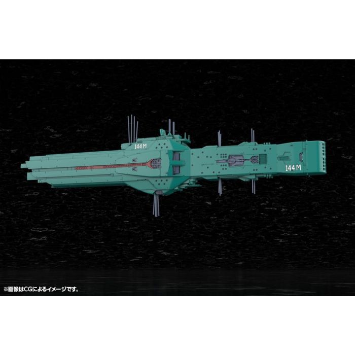 Legend of the Galactic Heroes Plastic Model Kit 1/3000 Free Planets Alliance 13th Fleet Flagship Hyperion 31 cm 