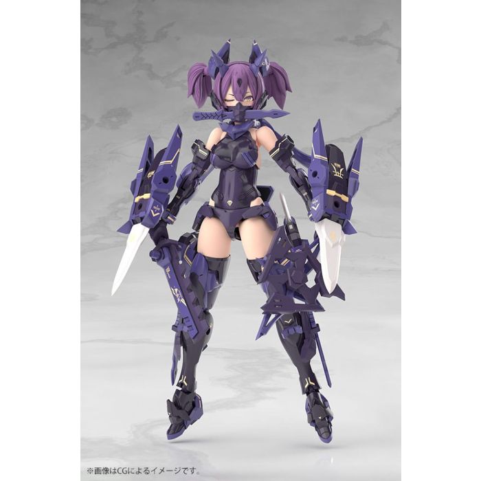 Megami Device Plastic Model Kit 1/1 Asra Ninja Kaname Shadow Edition Full Package 14 cm