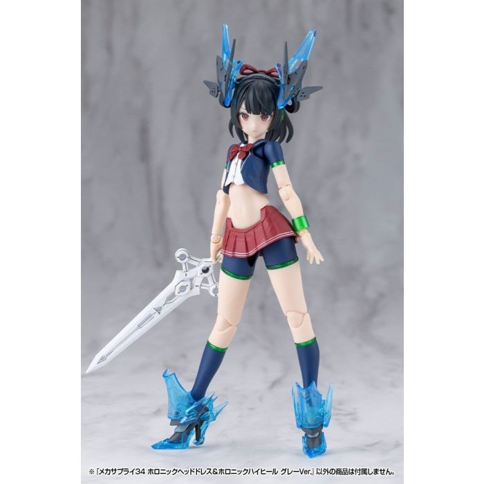 Kotobukiya M.S.G. Model Kit Accessory Set Mecha Supply 34 Holonic Headdress & Holonic High Heels Grey Ver.