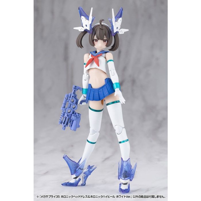 Kotobukiya M.S.G. Model Kit Accessory Set Mecha Supply 34 Holonic Headdress & Holonic High Heels White Ver.