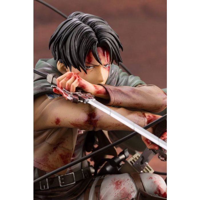 Attack on Titan ARTFXJ Statue 1/7 Levi Fortitude Ver. 17 cm