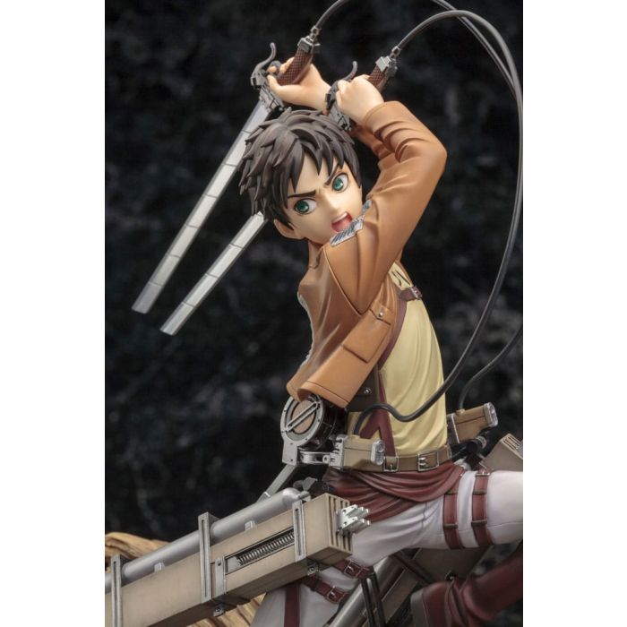 Attack on Titan ARTFXJ Statue 1/8 Eren Yeager Renewal Package Ver. 26 cm