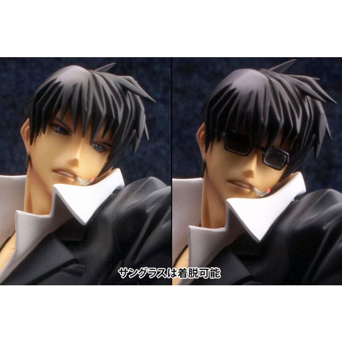 Trigun Badlands Rumble ARTFX J Statue 1/8 Nicholas D. Wolfwood Renewal Package Version 20 cm