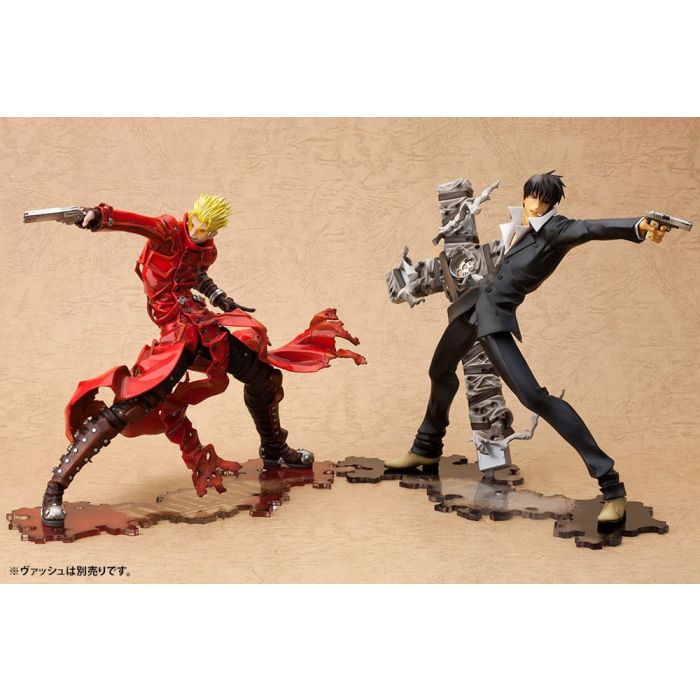 Trigun Badlands Rumble ARTFX J Statue 1/8 Nicholas D. Wolfwood Renewal Package Version 20 cm
