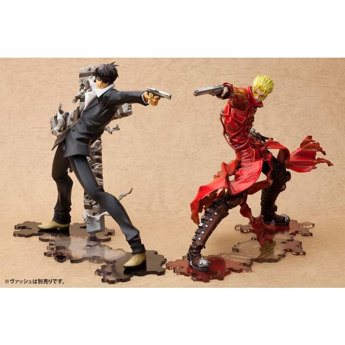 Trigun Badlands Rumble ARTFX J Statue 1/8 Nicholas D. Wolfwood Renewal Package Version 20 cm