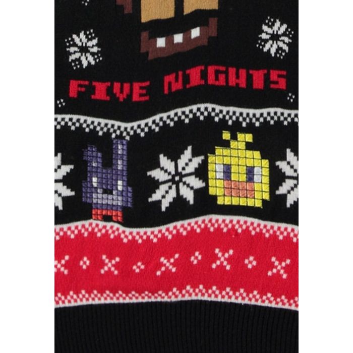 Five Nights at Freddy's Sweater Survived Five Nights (Christmas Jumper) Size S