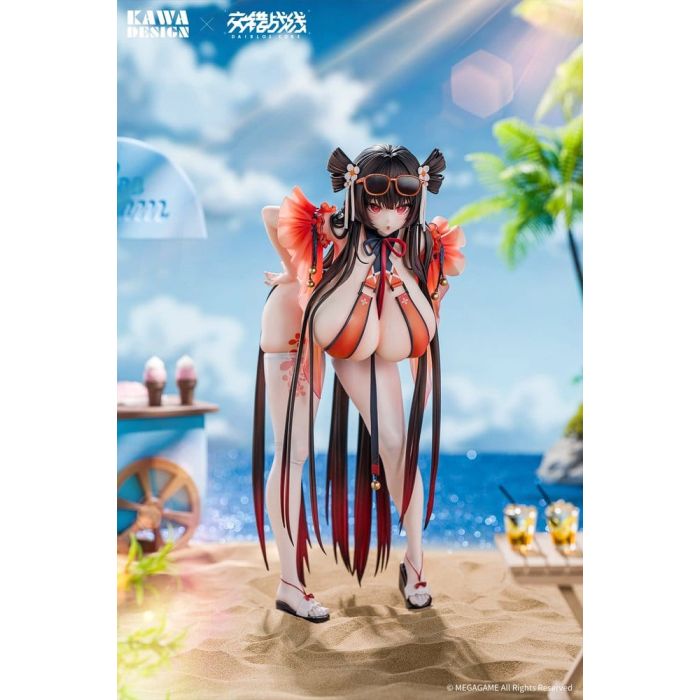 Daiblos Core PVC Figure 1/6 Maree Rouge Rakubai no Utage Wet Ver. 25 cm