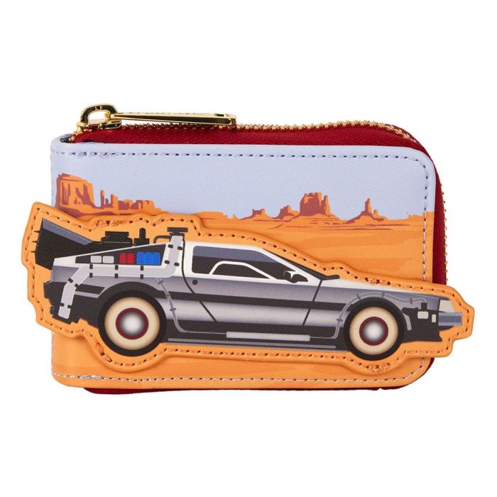 Universal by Loungefly Wallet Back to the Future 40th Anniversary Delorean 