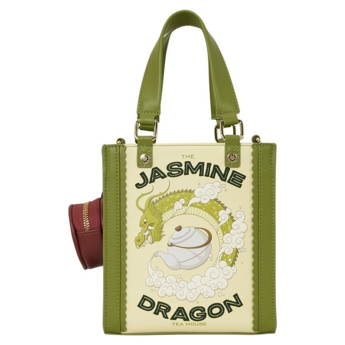 Avatar: The Last Airbender by Loungefly Canvas Tote Bag with Coin Purse Jasmine Dragon