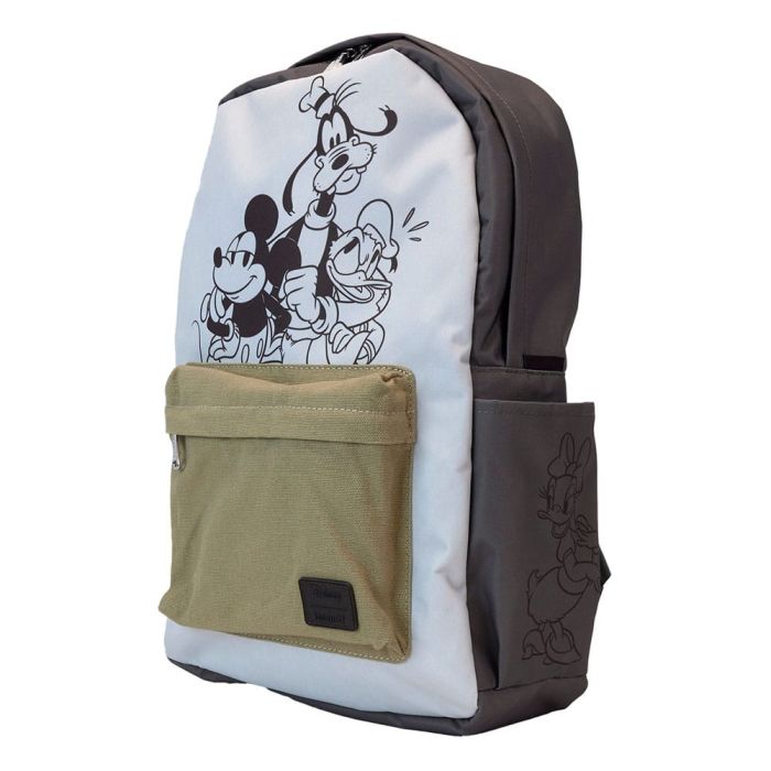IT by Loungefly Full-Size Nylon Backpack Mickey and Friends Canvas 