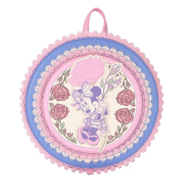  Disney by Loungefly Mini Backpack Minnie Floral and Lace 