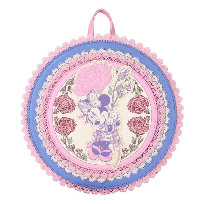  Disney by Loungefly Mini Backpack Minnie Floral and Lace 