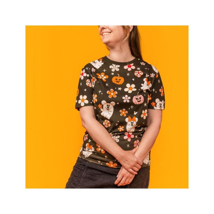 Disney by Loungefly Tee T-Shirt Unisex Mickey and Friends Halloween Size S