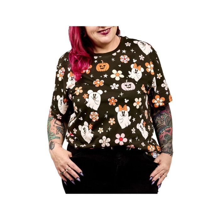 Disney by Loungefly Tee T-Shirt Unisex Mickey and Friends Halloween Size S