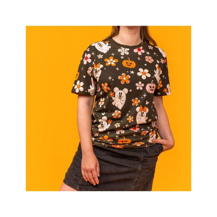 Disney by Loungefly Tee T-Shirt Unisex Mickey and Friends Halloween Size S