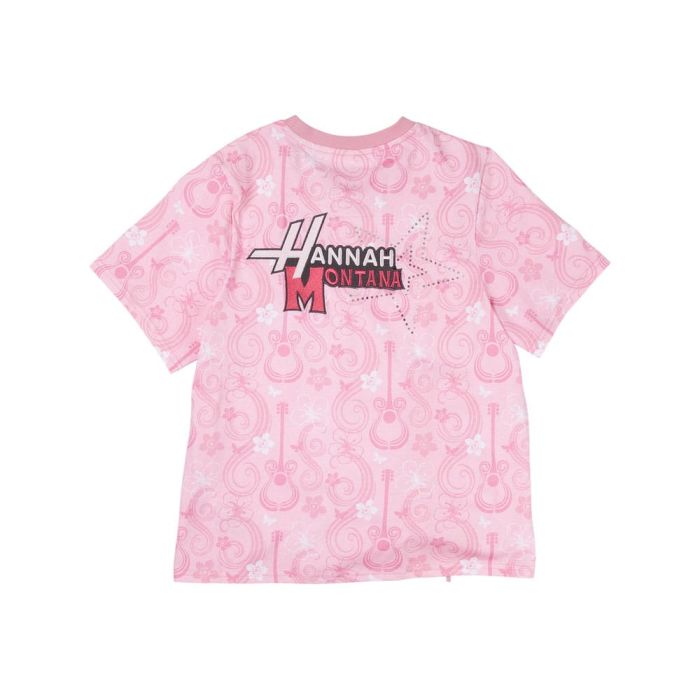Disney by Loungefly Tee T-Shirt Unisex Hannah Montana Shirred Hem Size XXL