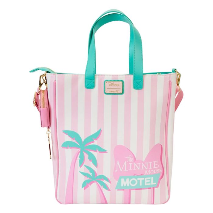 Disney by Loungefly Tote Bag with Coin Purse Minnie Mouse Vacation Style 