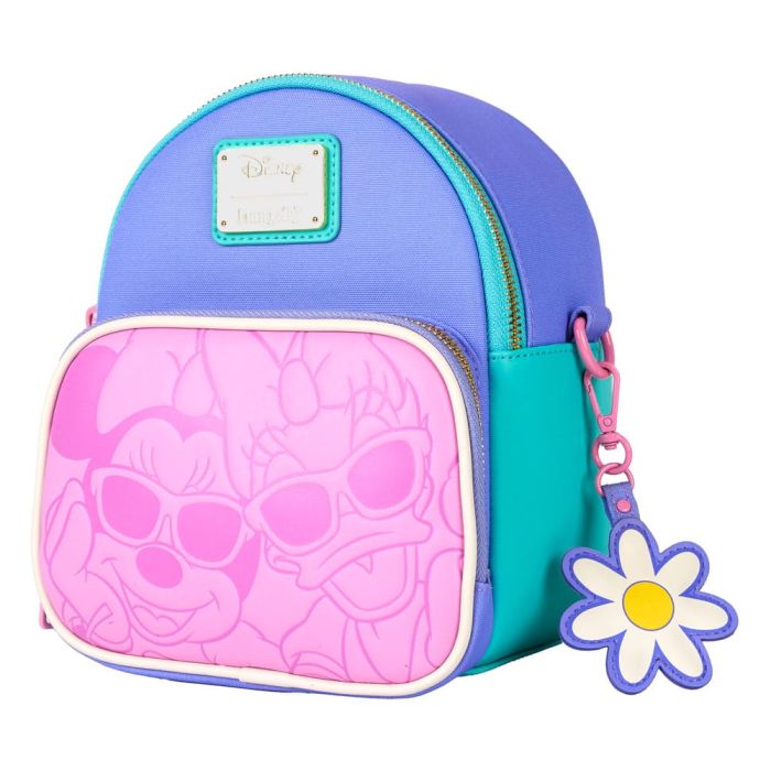 Disney by Loungefly Backpack Mini Daisy Duck & Minnie Mouse Convertible 