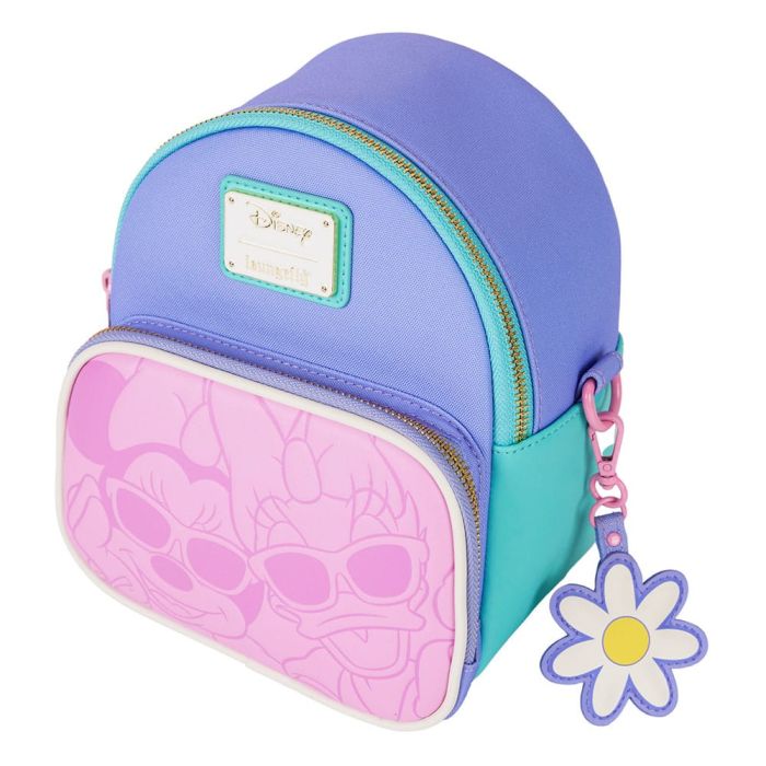 Disney by Loungefly Backpack Mini Daisy Duck & Minnie Mouse Convertible 