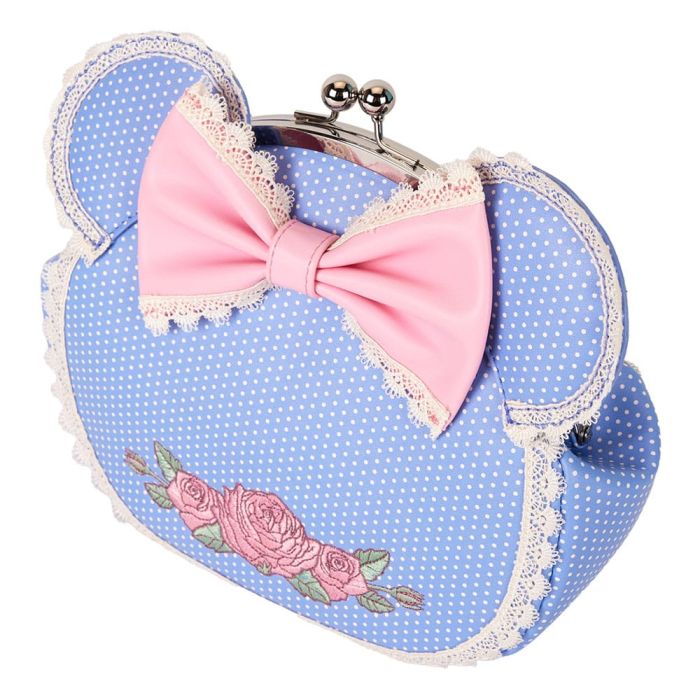 Disney by Loungefly Crossbody Minnie Floral and Lace Kisslock