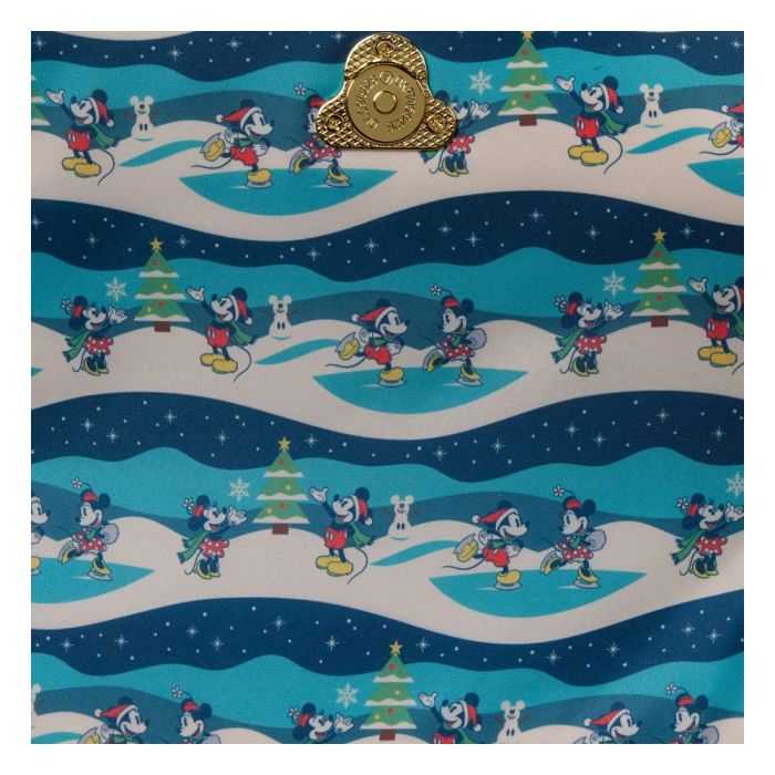 Disney by Loungefly Crossbody Bag Mickey and Minnie Holiday
