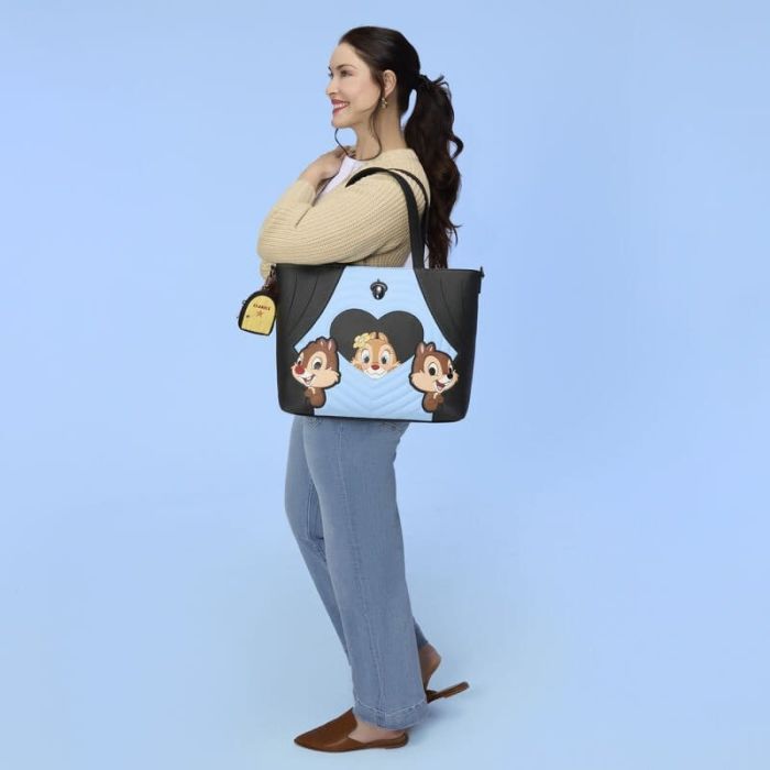 Chip 'n Dale: Rescue Rangers by Loungefly Tote Bag with Coin Purse Two Chips & a Miss