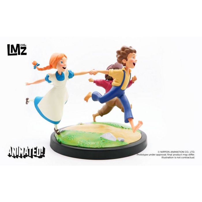 The Adventures of Tom Sawyer Animated! Statue Tom, Huck & Becky 23 cm