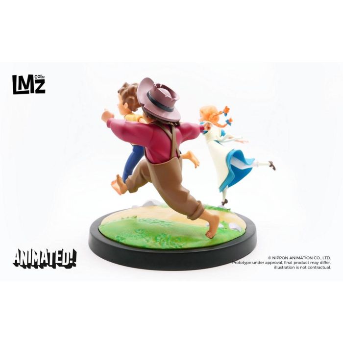 The Adventures of Tom Sawyer Animated! Statue Tom, Huck & Becky 23 cm