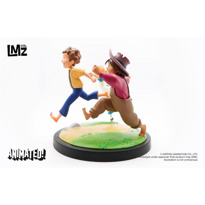 The Adventures of Tom Sawyer Animated! Statue Tom, Huck & Becky 23 cm
