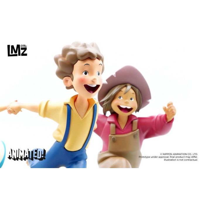 The Adventures of Tom Sawyer Animated! Statue Tom, Huck & Becky 23 cm