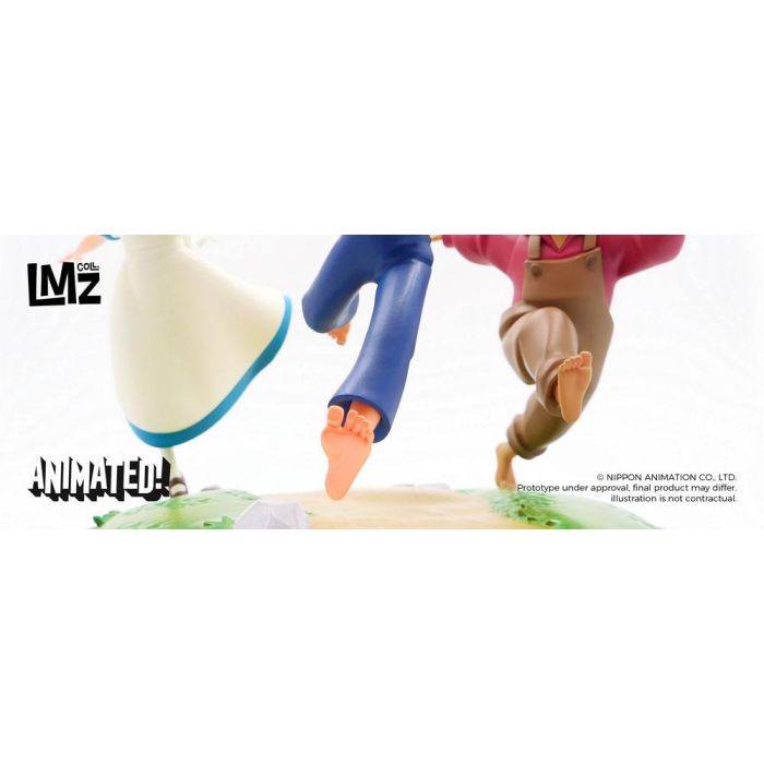 The Adventures of Tom Sawyer Animated! Statue Tom, Huck & Becky 23 cm