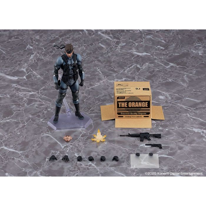 Metal Gear Solid 2: Sons of Liberty Figma Action Figure Solid Snake MGS2 Ver. Updated Edition 16 cm