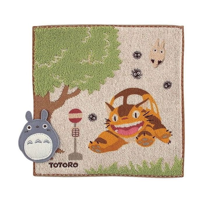 My Neighbor Totoro Mini Towel Bus Stop 25 x 25 cm   