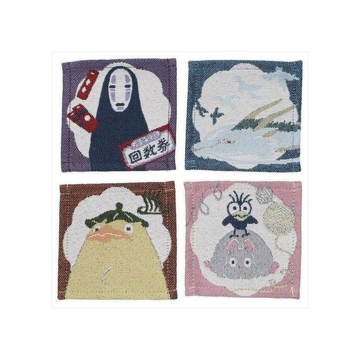 Spirited Away Coaster 4-Pack Characters