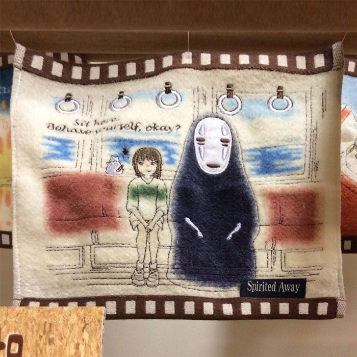 Spirited Away Mini Towel Chihiro In The Train 