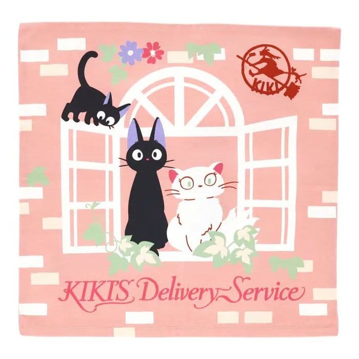 Kiki's Delivery Service Natsu Cushion Cover Sweet Pink Jiji