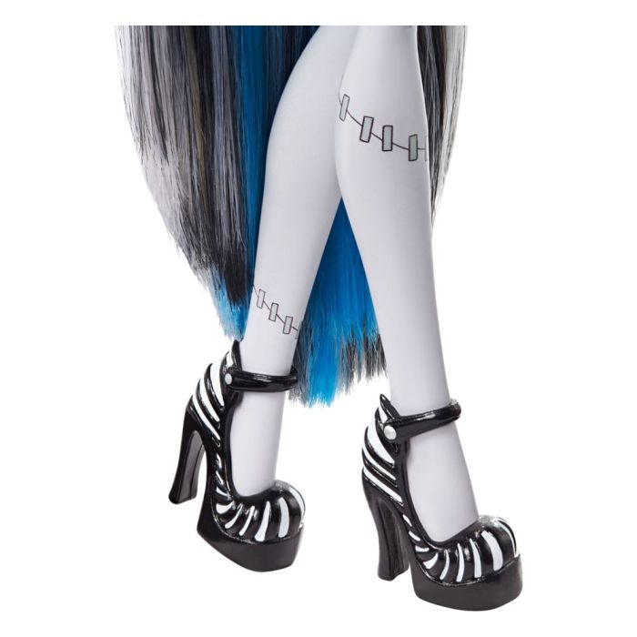 Monster High Reel Drama Doll Frankie Stein in Black And White