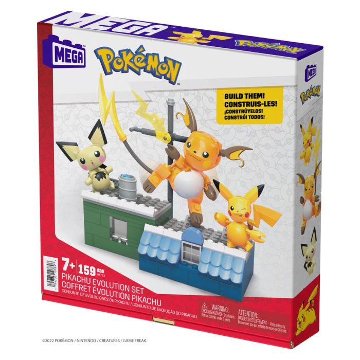 Pokémon MEGA Construction Set Pikachu Evolution Set