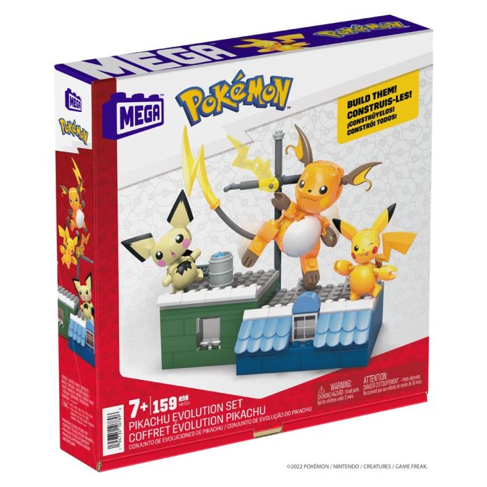 Pokémon MEGA Construction Set Pikachu Evolution Set