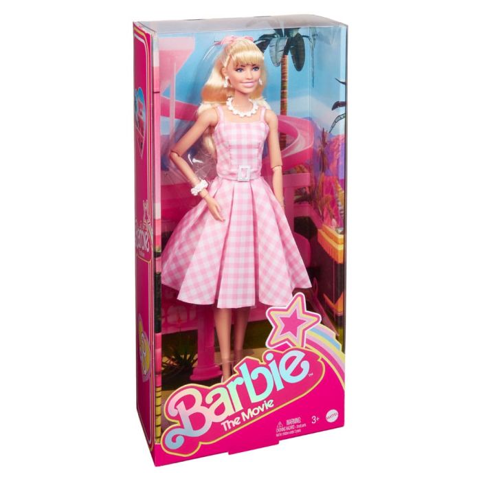 Barbie The Movie Doll Barbie in Pink Gingham Dress