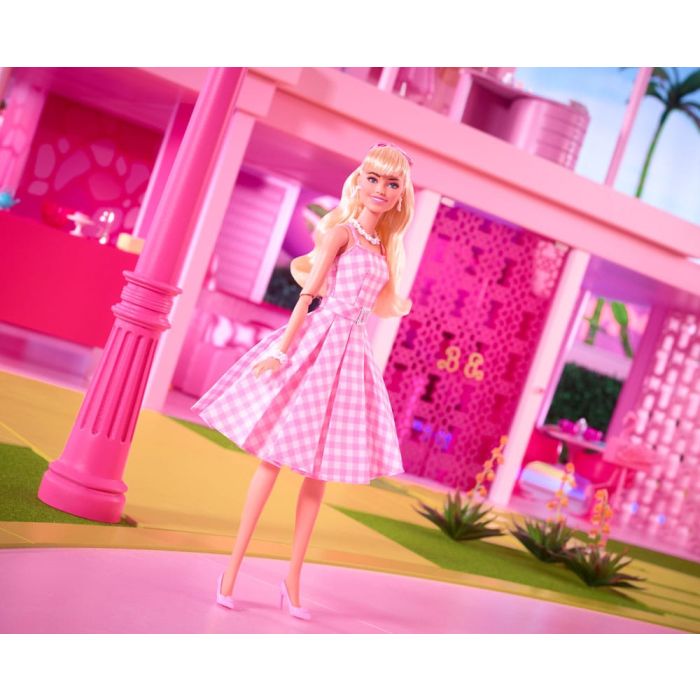 Barbie The Movie Doll Barbie in Pink Gingham Dress