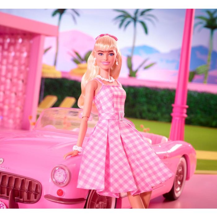 Barbie The Movie Doll Barbie in Pink Gingham Dress
