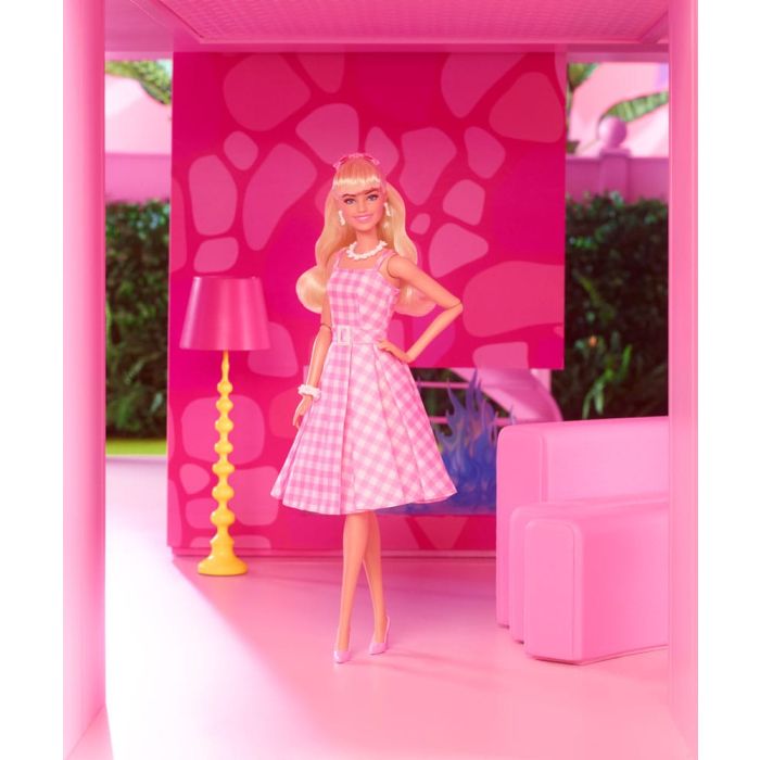 Barbie The Movie Doll Barbie in Pink Gingham Dress
