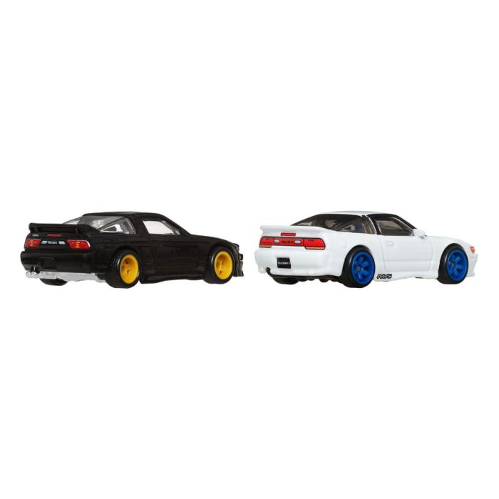 Hot Wheels Premium Car Culture Diecast Vehicle 2-Pack 1/64 '96 Nissan 180SX Type X & Nissan SilEighty