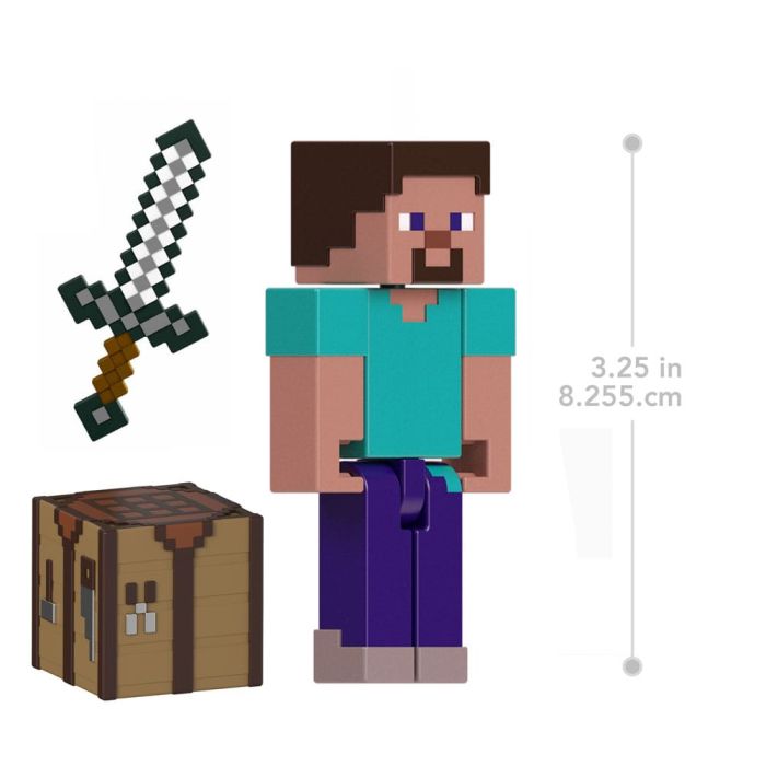 Minecraft Action Figure Steve 8 cm