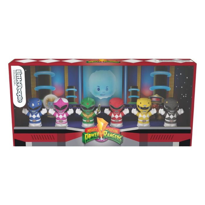 Mighty Morphin Power Rangers Fisher-Price Little People Collector Mini Figures 6-Pack 7 cm