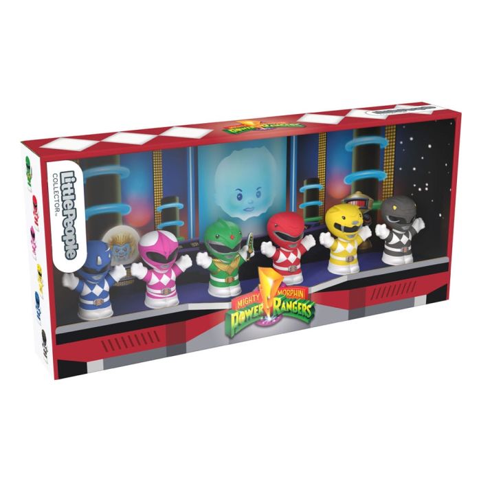 Mighty Morphin Power Rangers Fisher-Price Little People Collector Mini Figures 6-Pack 7 cm