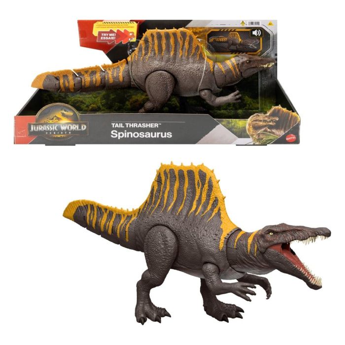 Jurassic World Rebirth Action Figure Tail Thrasher Spinosaurus 55 cm