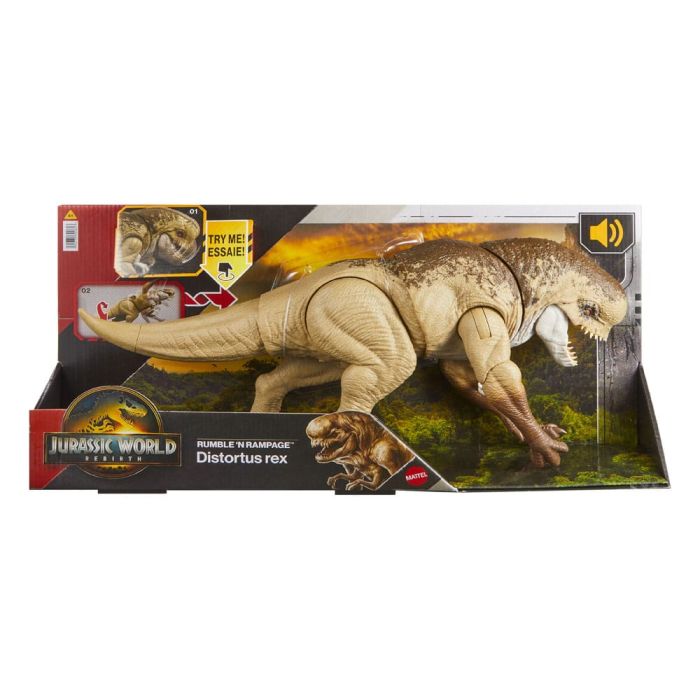 Jurassic World: Rebirth Action Figure Rumble N Rampage Distortus Rex